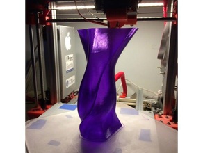 simplesmente deformado vaso de 1 decoração distorcida modo 3d print model - Mito3D