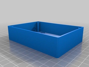 montado en la pared de caja unión cubierta electrónica carcasa junctionbox empalme proyecto cuadro 3d print model - Mito3D