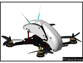robocat 270 özel canopy r c araçlar gölgelik 3d print model - Mito3D