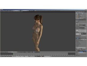 sexy cyborg fixed texture scans & replicas 3d print model - Mito3D