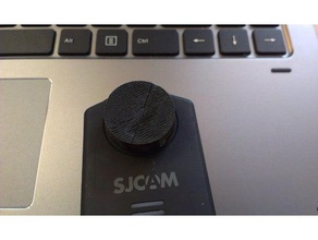 sjcam m20 tapa de la lente flexible filamento cámara 3d print model - Mito3D