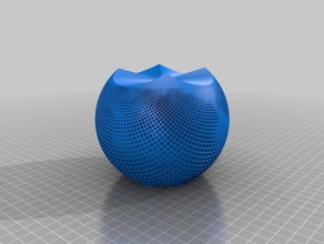 meu personalizados estereográfica imagem do projetor arte da matemática personalizado 3d print model - Mito3D