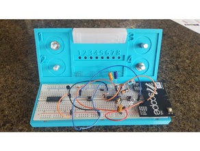 prototipagem de led da placa potenciômetros engenharia arduino acessório eletrônica diodo emissor luz potenciômetro protoboard 3d print model - Mito3D