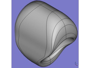 bombe n anneaux - plaine ring anillo plano les 3d print model - Mito3D