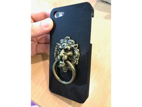 iphone5 5s se cover w lion Handy iphone 5 das Fall 3d print model - Mito3D