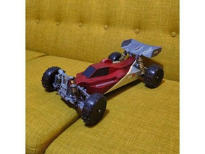 fan spur dişli soğutma - seçenek mkultra 1 10 4 çekerli arabası parçası r c araçlar çekişli buggy model seçeneği yarış rccar rc araba yükseltme 3d print model - Mito3D