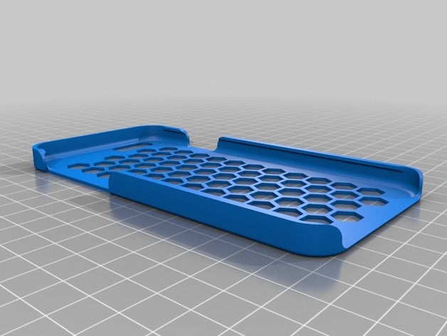 el iphone 6 caso hex Impresora 3d accesorios teléfono 3D print model - Mito3D