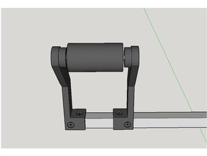 2020 filament holder 3d printer accessories spool 3d print model - Mito3D