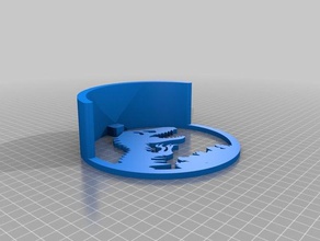 jurassic park duvara monte kulaklık tutucu 3d baskı world 3d print model - Mito3D