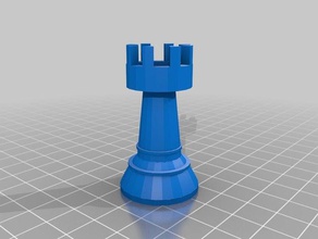 torre modello di scacchi 3d print model - Mito3D