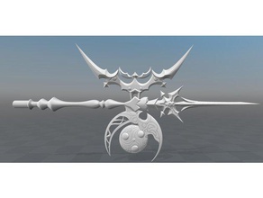 scathach Speer Requisiten cosplay prop Waffe ffxiv final fantasy xiv 3d print model - Mito3D