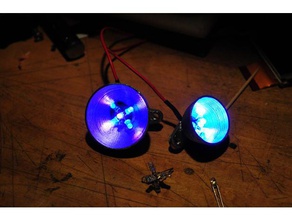 led refletor hobby diy lâmpada diodo emissor de luz 3d print model - Mito3D