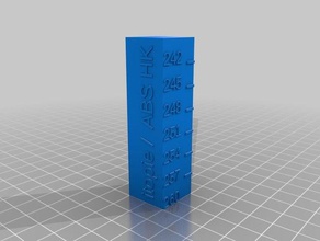 hk abs tower 3d printing tests customized 3d print model - Mito3D
