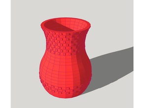 vase décor de fleurs les vases 3d print model - Mito3D