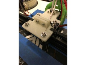 tevo x carriage - vice action 3d printer parts tarantula x-carriage 3d print model - Mito3D