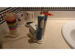 soporte oral b cargador escova massas dientes casa de banho oralb 3d print model - Mito3D
