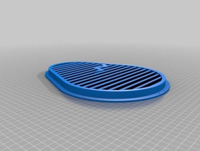 chicken coop vent - egg shape not printed outdoor & garden cracked pet ventilation 3d print model - Mito3D