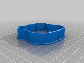 badge cookie cutter kitchen & dining police 3d print model - Mito3D