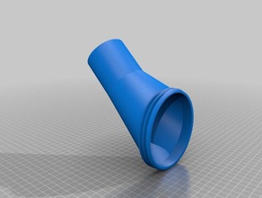 oil funnel 50mm pipe tools 3d print model - Mito3D