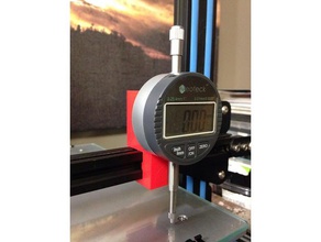 cr-10 dial indicator mount x-axis rail 3d printer accessories 3d print model - Mito3D