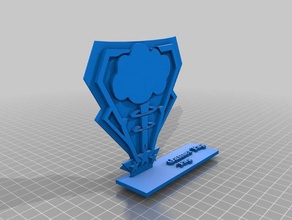 halo 5 cogumelo emblema jogos de vídeo mega bloco mini figura do lightbox 3d print model - Mito3D