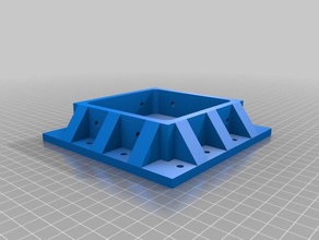 4x4 leg support diy kitchen table 3d print model - Mito3D