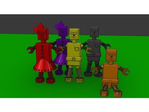 botts family toys & games robots toy 3d print model - Mito3D