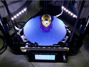 micromake delta printer led strip lighting mount 3d printing holder 3d print model - Mito3D