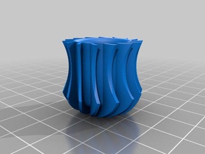 short vase art 3d print model - Mito3D
