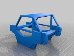 rc-rock crawler chasis r c vehículos rock scx-10 3d print model - Mito3D