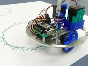 Roboter-Stift Retraktor in der Robotik arduino Zeichnung Roboter onebot pattonrobotics Stift teensy 3d print model - Mito3D