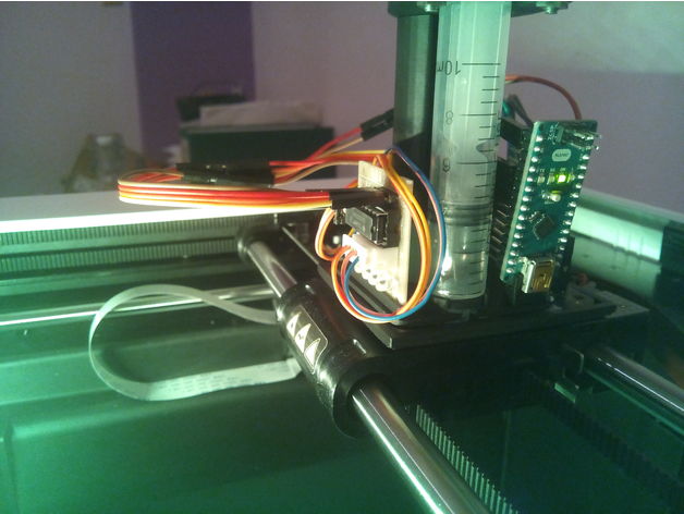 fabtotum erogazione testa v1 Stampante 3d estrusori arduino dispenser incollare estrusore pcb 3D print model - Mito3D