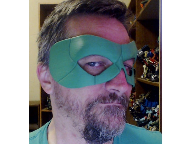 di base maschera da supereroe rev 2 il costume cosplay eroe la 3D print model - Mito3D