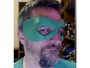 basic superhero mask rev 2 costume cosplay hero 3d print model - Mito3D