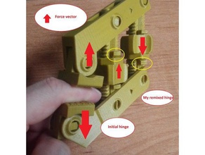 sliding hinge hand-screw clamp - correct strength point hand tools 3d print model - Mito3D