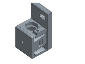 z probe fixture reach 3d printer fine adjustment parts mechanical hinge reach3d mount 3d print model - Mito3D