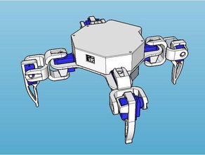 1 robot modeli dört ayaklı Robotik 18650 arduino cuadrupedo nano dörtayaklı örümcek uno 3d print model - Mito3D
