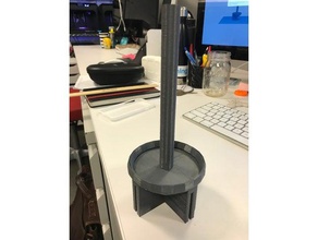 xl xxl spool holder replicator z18 3d printing filament 3d print model - Mito3D