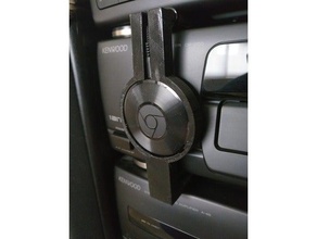 chromecast audio mount music google kenwood sound system stereo 3d print model - Mito3D