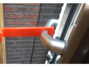 door handle holder outdoor & garden freecad 3d print model - Mito3D