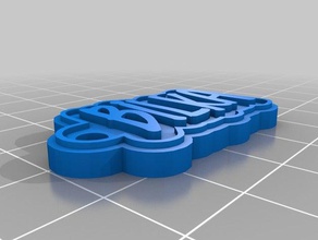 bilka Anahtarlık özelleştirilmiş 3d print model - Mito3D