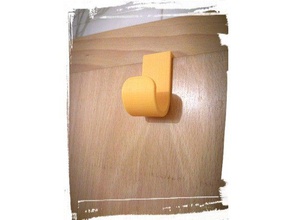 puerta de la suspensión toalla cuarto baño colgador 3d print model - Mito3D