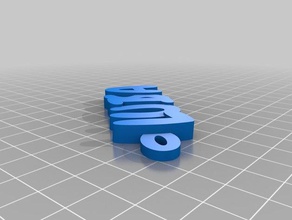 luisa Anahtarlık özelleştirilmiş 3d print model - Mito3D