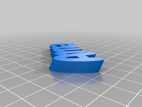 amna text keychains customized 3d print model - Mito3D