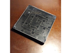 el laberinto de agujeros puzzles 3d print model - Mito3D