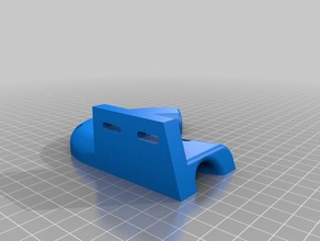 16mm esnek boru tutucu 3d print model - Mito3D