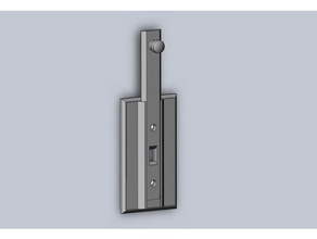 light switch extender decor 3d print model - Mito3D