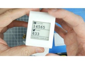 waveshare e-paper écran de 1,54 pouces stand l'électronique 3d print model - Mito3D