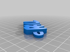 raul Anahtarlık özelleştirilmiş 3d print model - Mito3D