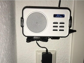 terris dab radio wall mount aldi audio 3d print model - Mito3D